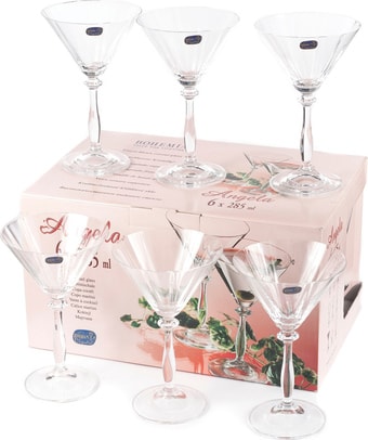 Набор бокалов для мартини Bohemia Crystal Angela 40600/1/285