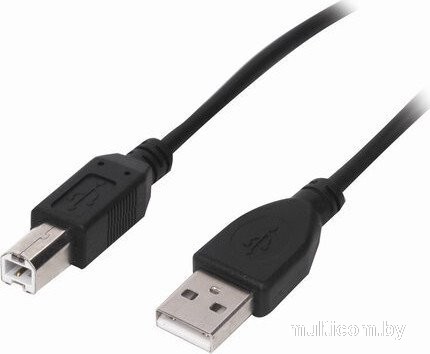 Кабель Sonnen USB Type-A - USB Type-B 513128 (1.5 м, черный)