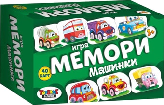 Настольная игра Topgame Мемори Машинки 01539
