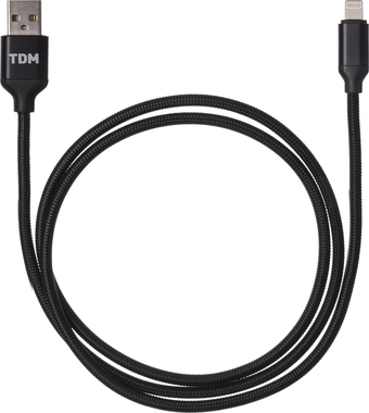 Кабель TDM Electric USB Type-A - Lightning SQ1810-0309 (1 м, черный)