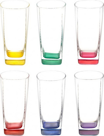 Набор стаканов для воды и напитков Luminarc Sterling Rainbow N0779