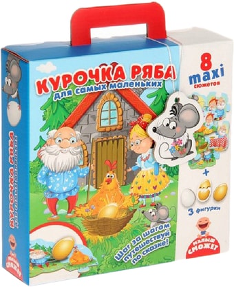 Мозаика/пазл Vladi Toys Путешествие по сказке Курочка Ряба VT2909-12