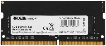 Оперативная память AMD Radeon R9 Gamer Series 4GB DDR4 SODIMM PC4-25600 R944G3206S1S-UO