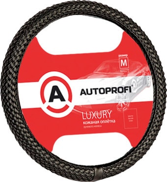 Оплетка на руль Autoprofi AP-800 BK (M) (черный)