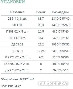 Шкаф распашной Уют Сервис Гарун-К 513.10 (молочный дуб)