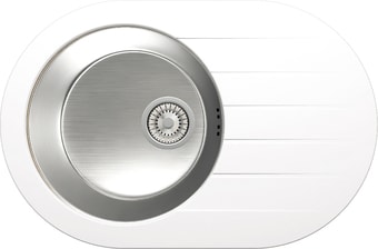 Кухонная мойка Tolero Twist TTS-780 (белый 923)