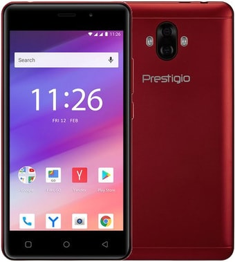 Смартфон Prestigio Wize V3 (красный)