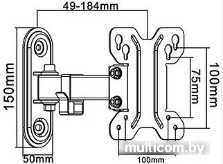 Кронштейн MasterKron UDA11-111