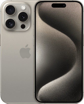 Смартфон Apple iPhone 15 Pro 512GB (природный титан)