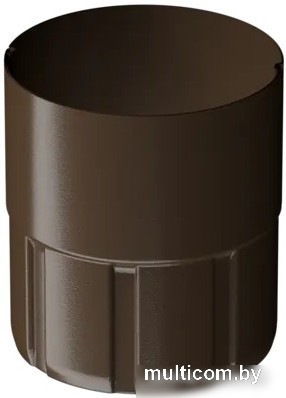 Кровля Docke Stal Premium Муфта соединительная D90 (каштан 8017)