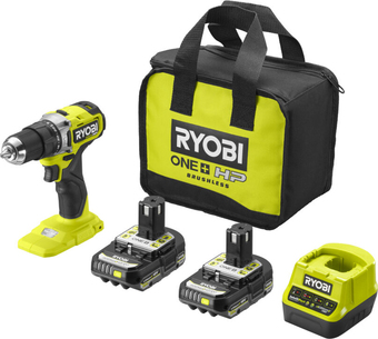 Ударная дрель-шуруповерт Ryobi HP RPD18C-220S 5133004982 (с 2-мя АКБ 2 Ah, сумка)