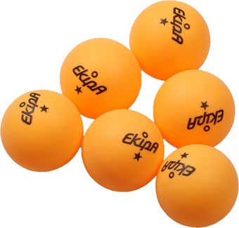 Мяч для настольного тенниса Ekipa EP02 (1 звезда, 6 шт)