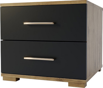 Тумба КМК Мебель 2Я Мишель 0961.16 (дуб наварра/антрацит)