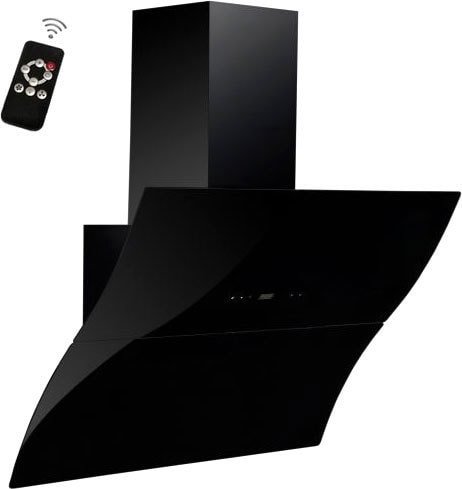 Кухонная вытяжка Backer AH90E-WAV180RC Black Glass
