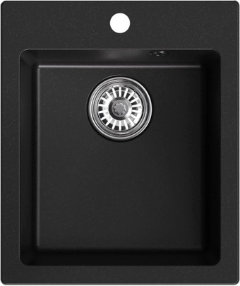 Кухонная мойка Mixline ML-GM14 551910 (ультра-черный)