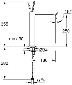 Смеситель Grohe Eurocube Joy 23661000