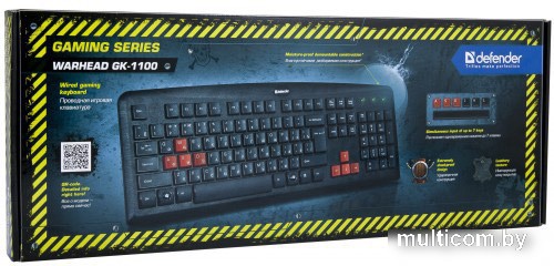 Клавиатура Defender Warhead GK-1100