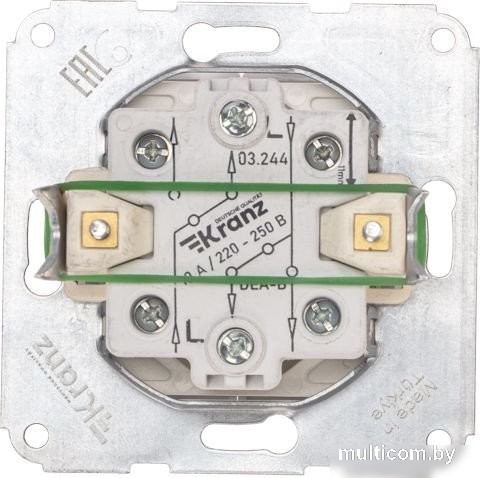 Выключатель проходной Kranz KR-78-0207