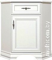 Тумба Black Red White Kentaki S320-KOMN1D1S/P (белый/белый)