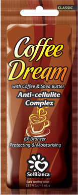 Крем для загара SolBianca Крем для загара Coffee Dream С маслом кофе маслом ши и бронзаторами 15 мл