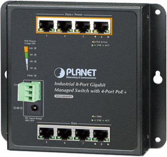 Настраиваемый коммутатор PLANET WGS-804HPT