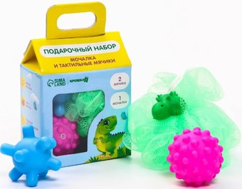 Набор игрушек для ванной Крошка Я Динозаврик 7412556