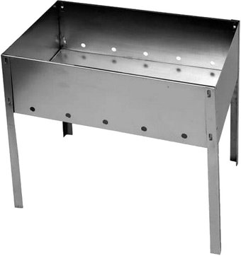 Разборный мангал КЕДР плюс Сборный 400x250x400мм МСБ-400