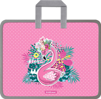 Папка-портфель Erich Krause Rose Flamingo 52925