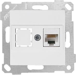 Розетка компьютерная Mutlusan Rita 2200-136-0101 (белый)