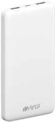 Портативное зарядное устройство Hiper ST10000 (белый)