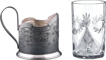 Набор стаканов Кольчугинский мельхиор №15 Победа НБМС337855015