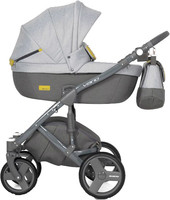 Универсальная коляска Riko Vario (2 в 1, 01 Grey fox)