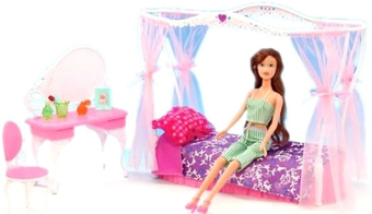 Аксессуары для кукольного домика Наша Игрушка Спальня 100526662