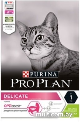 Сухой корм для кошек Pro Plan Delicate Adult с чувствительным пищеварением с ягненком 3 кг