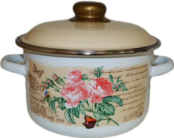 Кастрюля СтальЭмаль Мэри 6RD181М