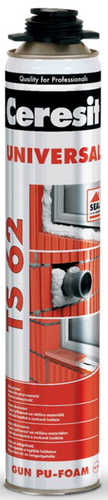 Монтажная пена Ceresit TS 62 под пистолет (750 мл)