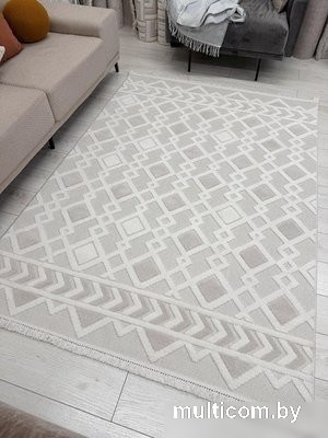 Ковер для детской Radjab Carpet Поло Прямоугольник EN 256 12456RK (0.8x1.5, Cream Beige)