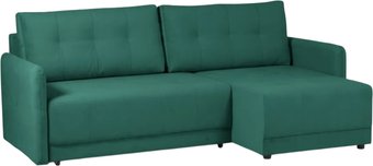 Угловой диван Mio Tesoro Скай 343 угловой (зеленый 892)