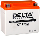 Мотоциклетный аккумулятор Delta CT 1212 (12 А·ч)