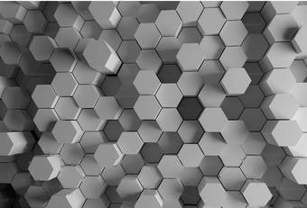 Фотообои Vimala 3D Шестиугольники 4 270x400
