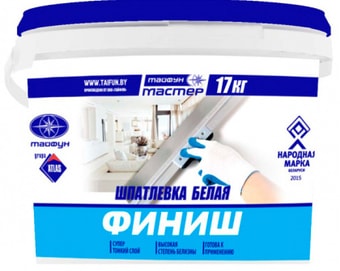 Шпатлевка Тайфун Мастер Финиш 4 кг (белый)