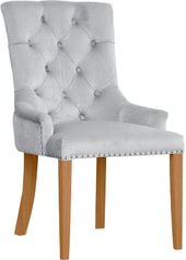 Интерьерное кресло Atreve Duke (серебристый BL03/дуб)