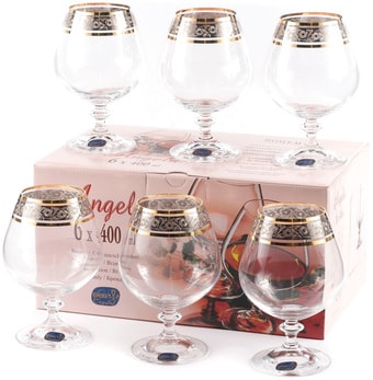 Набор бокалов для коньяка Bohemia Crystal Angela 40600/43249/400