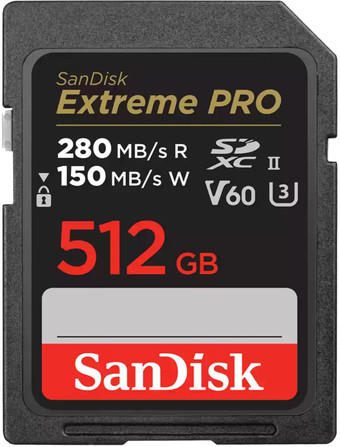 SanDisk Extreme PRO SDXC SDSDXEP-512G-GN4IN 512GB