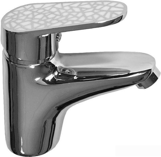 Смеситель BRIMIX 3230 (хром/белая мозаика)