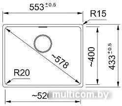 Franke MRG 210/110-52 (черный матовый)