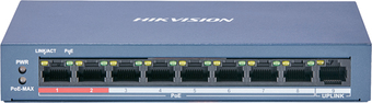 Неуправляемый коммутатор Hikvision DS-3E0109P-E/M(B)