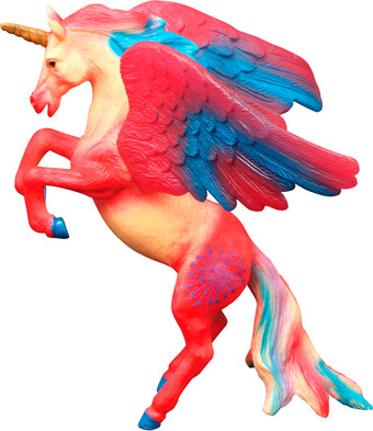 Фигурка Masai Mara Мир фэнтези. Красный единорог с крыльями MM206-448