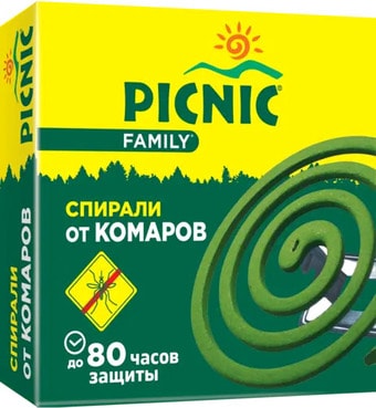 Спираль от насекомых Picnic от комаров Family 10 шт