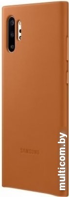 Чехол Samsung Leather Cover для Galaxy Note10 Plus (песочно-бежевый)